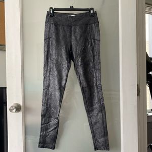Faux Leather Ponte Leggings